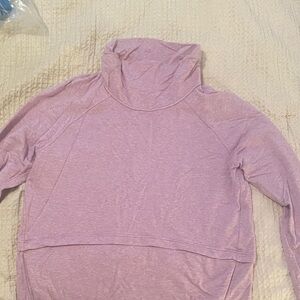 Lululemon Lavender Turtleneck Long Sleeve Top